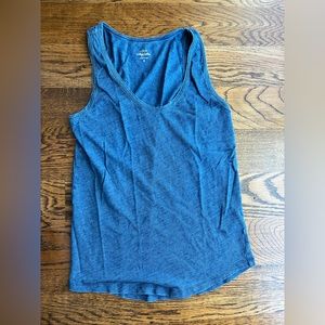 J. Crew blue linen tank (S)